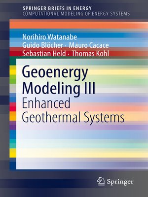 cover image of Geoenergy Modeling III